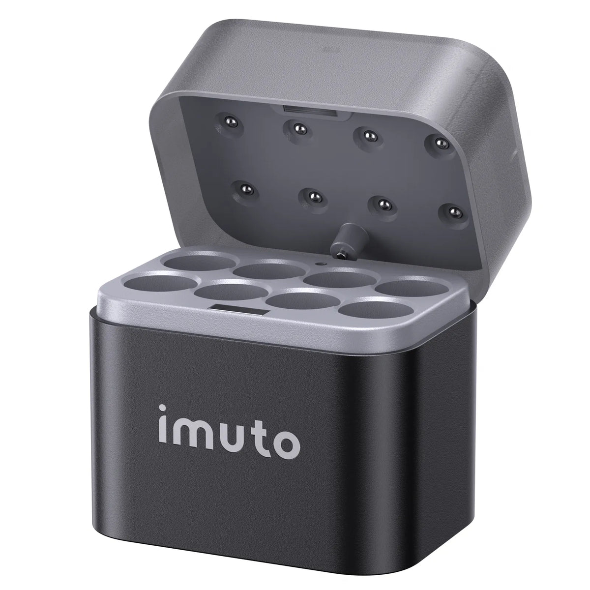 Imuto翻蓋式8槽充電器 - 相容於AA鋰電池和鎳氫電池