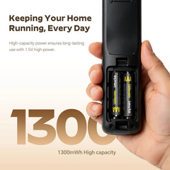 imuto 1300mWh AAA Lithium Battery Set with 8-Slot Charger 4-Pack